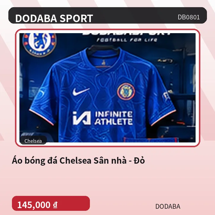 Áo bóng đá Chelsea Sân nhà - Đỏ