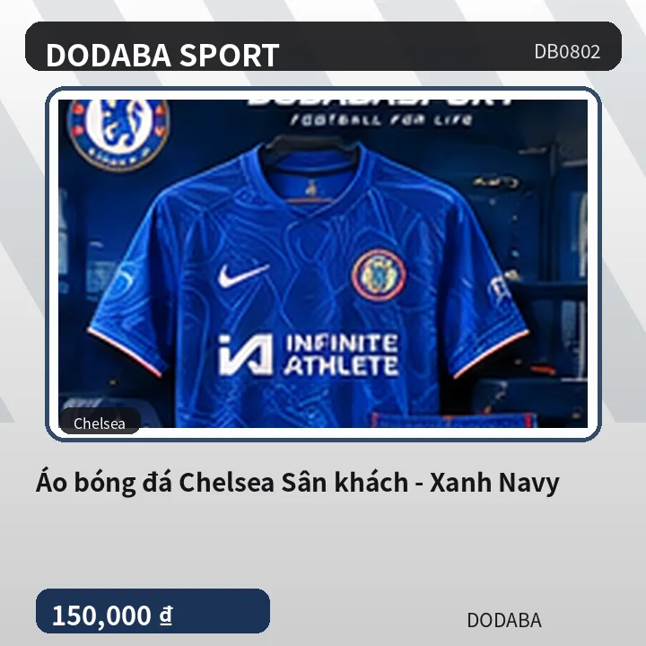 Áo bóng đá Chelsea Sân khách - Xanh Navy