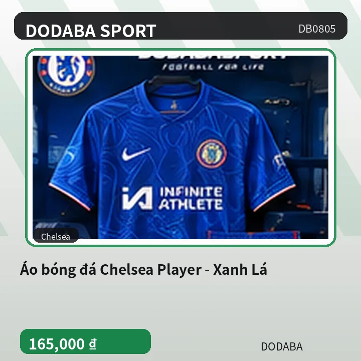 Áo bóng đá Chelsea Player - Xanh Lá