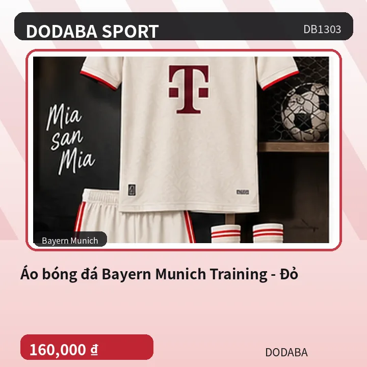 Áo bóng đá Bayern Munich Training - Đỏ