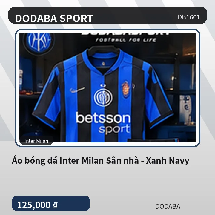 Áo bóng đá Inter Milan Sân nhà - Xanh Navy
