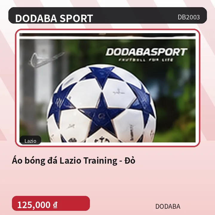 Áo bóng đá Lazio Training - Đỏ