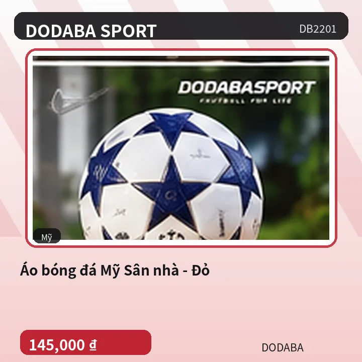 Áo bóng đá Mỹ Sân nhà - Đỏ