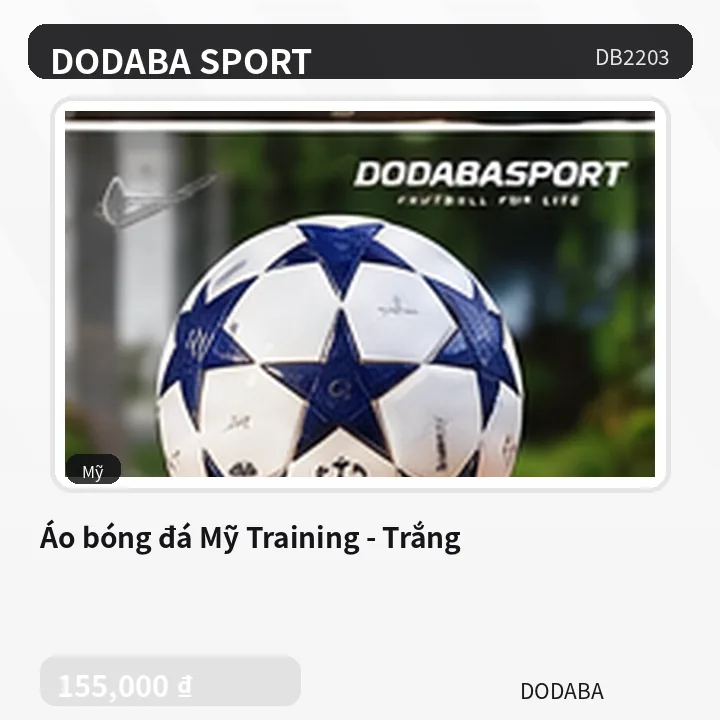 Áo bóng đá Mỹ Training - Trắng