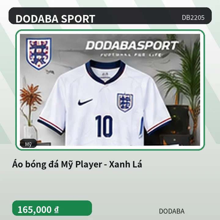 Áo bóng đá Mỹ Player - Xanh Lá