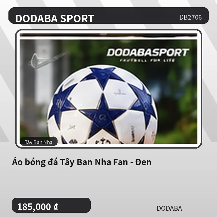 Áo bóng đá Tây Ban Nha Fan - Đen