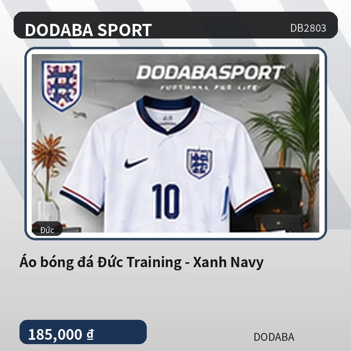 Áo bóng đá Đức Training - Xanh Navy