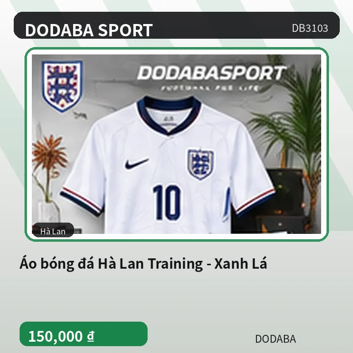 Áo bóng đá Hà Lan Training - Xanh Lá
