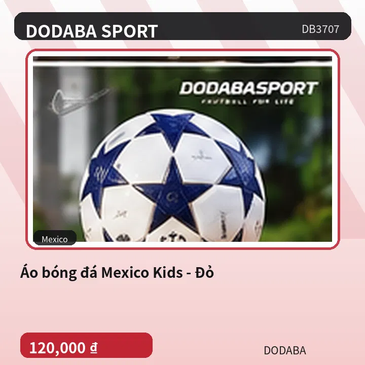 Áo bóng đá Mexico Kids - Đỏ