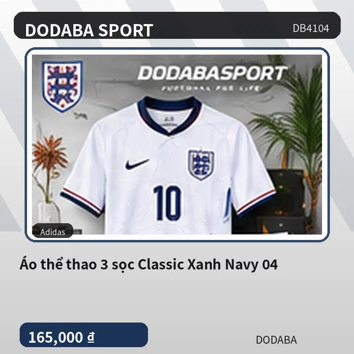 Áo thể thao 3 sọc Classic Xanh Navy 04