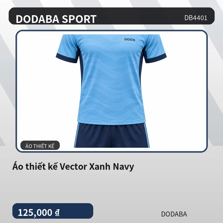 Áo thiết kế Vector Xanh Navy
