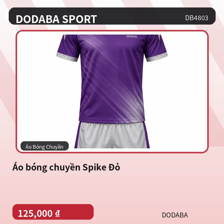 Áo bóng chuyền Spike Đỏ