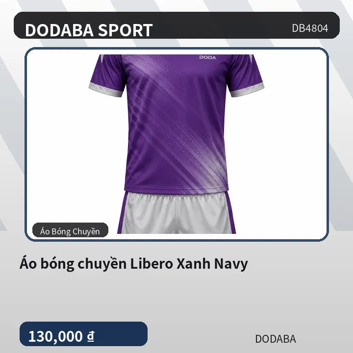 Áo bóng chuyền Libero Xanh Navy