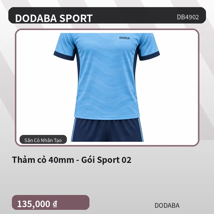 Thảm cỏ 40mm - Gói Sport 02