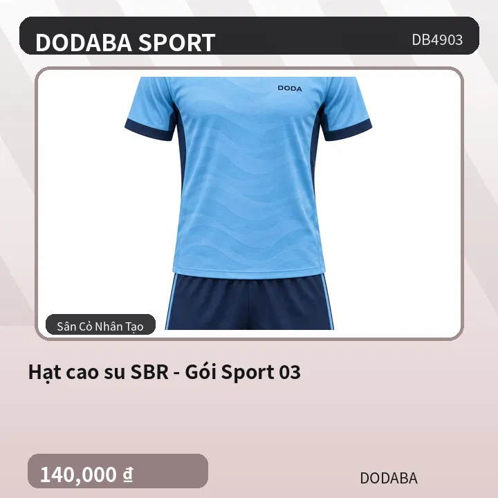 Hạt cao su SBR - Gói Sport 03