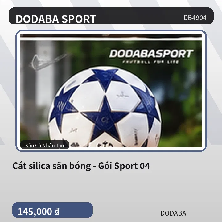 Cát silica sân bóng - Gói Sport 04