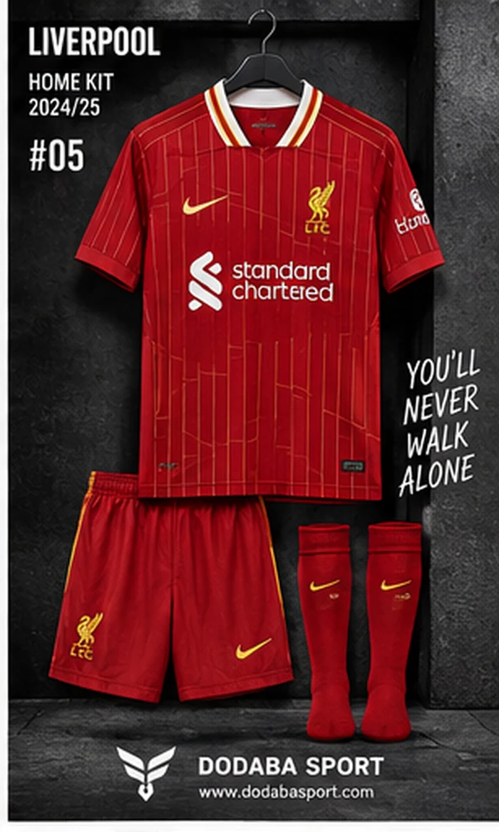 Áo bóng đá Liverpool Sân nhà - Trắng